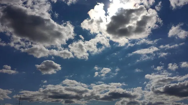 Nuvola bosco blu